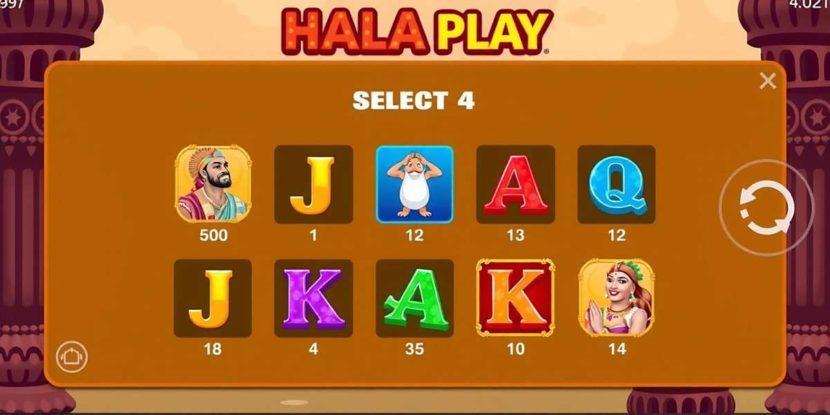 Hala Play Game Library Hala Play game selection screen with Indian-themed icons