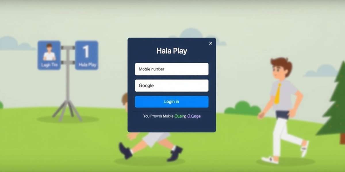 Hala Play Login Page Hala Play login screen showing mobile number, Google, and Apple login options