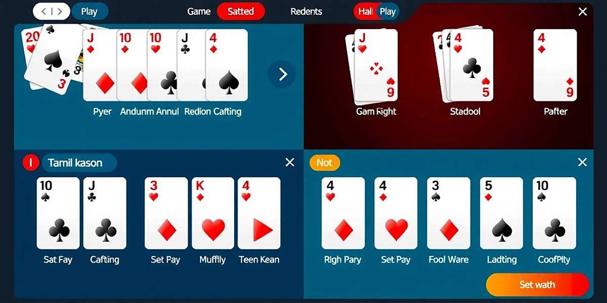 Hala Play Regional Game Versions Hala Play showing regional game variations like Tamil Nadu's Muflis Teen Patti